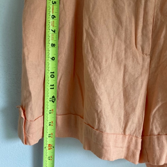 Blue Sol Women's Linen Blend Shorts - Picture 4 of 7